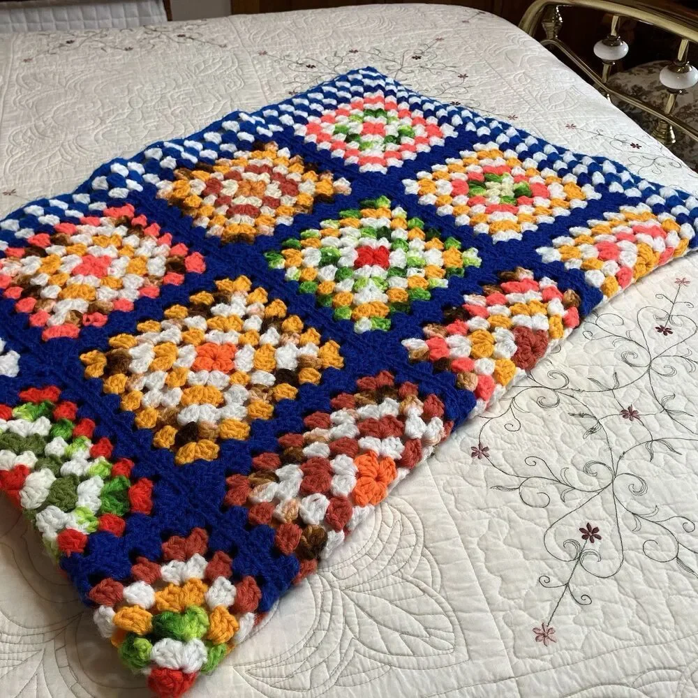 Handmade vintage crocheted